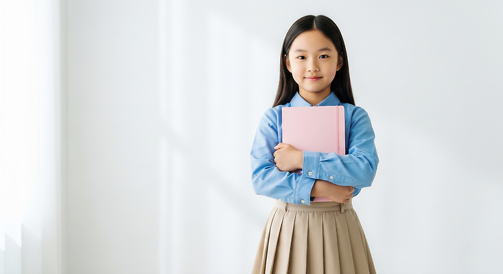 JPG 편집이미지 학생 옷 교육 어린이 분홍색 교실 안기 표정 소녀 책 학습 분위기 의료성형뷰티 편집실사 AI인물포토 AI콘텐츠 여자 컬러 컨셉 학교 모션 사람 CG 파일형식 AI포토