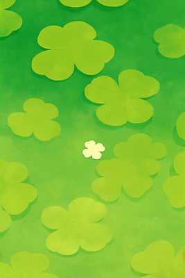 JPG 식물 행복 여유 컬러 백그라운드 일러스트 자연 하늘 생명 초원 장식 초록색 여름 평화 탐험 성장 클로버 크기 조화 발견 국내일러스트 AI일러스트 AI콘텐츠 계절 감정 컨셉 생태계 파일형식