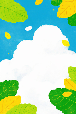 JPG 나무 구름 상징 컬러 잎 일러스트 자연 하늘 생명 날씨 풍경 야외 초록색 여름 노란색 환경 감상 가을 조화 뷰티풀 국내일러스트 AI일러스트 AI콘텐츠 자연요소 식물 계절 생태계 파일형식