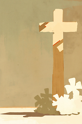 JPG 나무 식물 디자인 감정 예술 컬러 백그라운드 십자가 일러스트 자연 따뜻함 평화 원근감 그림 심플 이미지 조용 국내일러스트 AI일러스트 AI콘텐츠 뷰포인트 컨셉 생태계 파일형식