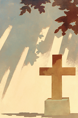 JPG 나무 공원 종교 상징 백그라운드 십자가 일러스트 자연 그림자 야외 여름 햇빛 평화 희망 신비 조용 경관 국내일러스트 AI일러스트 AI콘텐츠 식물 계절 공공시설 감정 컨셉 풍경 태양 생태계 파일형식