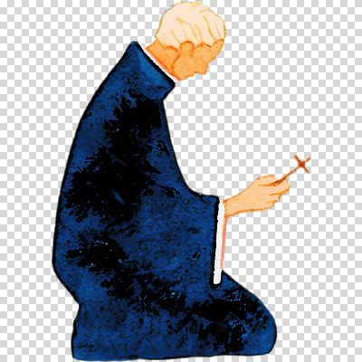 편집이미지 전통 종교 십자가 평화 믿음 기도 무릎꿇기 집중 PNG 수도사 감정 컨셉 모션 파일형식