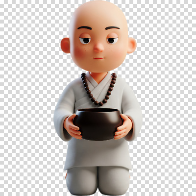 종교 컨셉 사람 성직자 파일형식 승려 어린이 기도 공양 바구니 평화 순수 신중 전통 문화 불교 명상 편집이미지 PNG