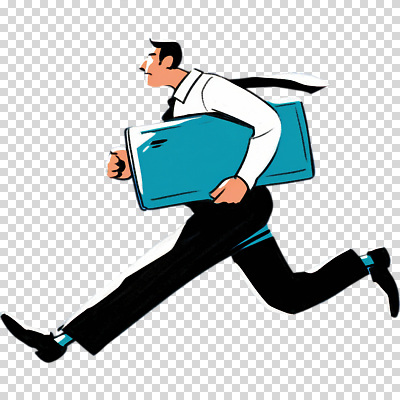 직업 가방 회사 비즈니스 모션 사람 작업 파일형식 사무실 남자 달리기 서류가방 직장 업무 속도 긴급 직장인 편집이미지 PNG