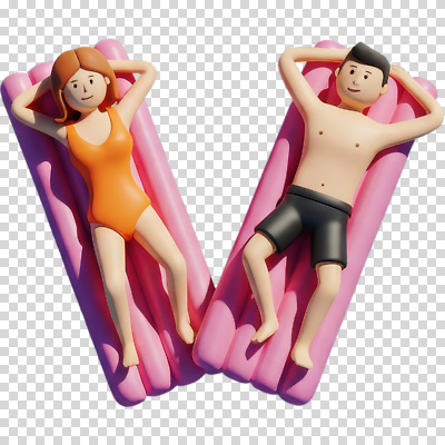 편집이미지 커플 여자 남자 물놀이 휴식 수영장 취미 야외 여름 태양 수영 선탠 편안함 즐거움 튜브 PNG 자연요소 계절 감정 컨셉 관계 놀이 사람 수상스포츠 감각 파일형식