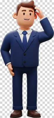 옷 감정 컬러 비즈니스 사람 신체부위 디지털합성 파일형식 캐릭터 남자 정장 고민 생각 액션 표정 파란색 손 모션 사무실 애니메이션 3D 편집이미지 PNG