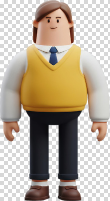 컬러 사람 외투 몸매 파일형식 캐릭터 주황색 조끼 디자인 애니메이션 단순화된 그림 비만 남자 옷 표정 편집이미지 PNG