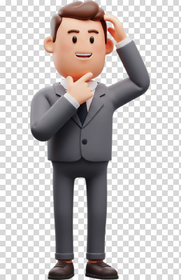 옷 감정 생각 사람 신체부위 디지털합성 파일형식 캐릭터 비즈니스 정장 고민 사색 남자 손 턱 표정 판매 애니메이션 3D 편집이미지 PNG