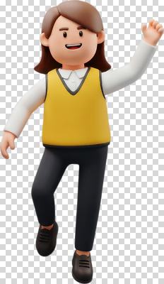 컬러 컨셉 모션 표정 신체부위 외투 파일형식 캐릭터 손 걷기 노란색 조끼 웃음 풍경 디자인 애니메이션 귀여움 표현 스타일 편집이미지 PNG
