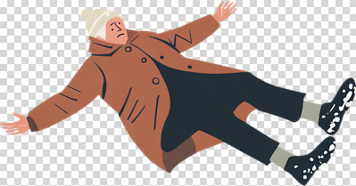 자연요소 옷 계절 모션 날씨 담장 파일형식 미끄러짐 겨울 방한복 생각 눈 얼음 사람 넘어짐 안전 외출 울타리 경로 편집이미지 PNG