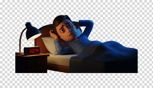 편집이미지 남자 시계 야경 스트레스 피곤 생활 고통 침대 잠 수면 야간 불안 PNG 불면증 자연요소 감정 가구 컨셉 사람 물 질병 파일형식 풍경_경치