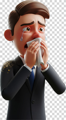 편집이미지 캐릭터 남자 감정 비즈니스 정장 사무실 슬픔 울음 눈물 손수건 애도 PNG 옷 표정 사람 파일형식