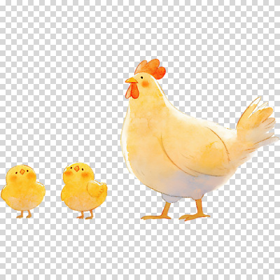 동물 컬러 컨셉 농업 관계 모션 조류 질병 생태계 파일형식 어미닭 병아리 걷기 자연 농장 시골 귀여움 가족 알레르기 노란색 생명 어미 편집이미지 PNG