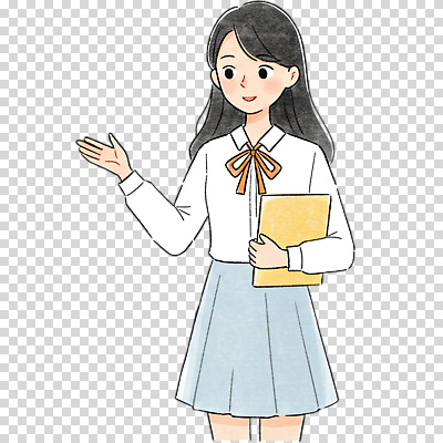 편집이미지 학생 손 여학생 교육 교복 교실 학교 설명 치마 자료 자신감 발표 준비 그림 PNG 옷 여자 감정 모션 하의 신체부위 파일형식