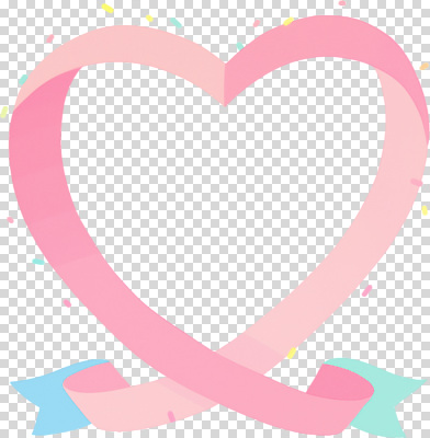 편집이미지 디자인 기념일 리본 컬러 포장 사랑 이벤트 장식 하트 축하 중앙 상쾌 부드러움 파스텔 PNG 모양 감정 컨셉 학용품 감각 파일형식