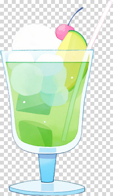 편집이미지 감정 음료 과일 잔 장식 초록색 여름 파티 얼음 칵테일 수분 즐거움 상큼 PNG 자연요소 식기 계절 컬러 주류 이벤트 파일형식