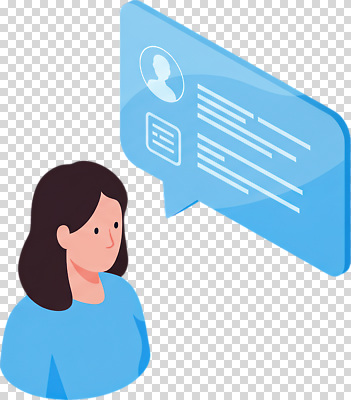 편집이미지 캐릭터 디자인 여자 말풍선 아이디어 직장 대화 그래픽 디지털 정보 작업 집중 모던 PNG 소통 컨셉 회사 말하기 사람 파일형식