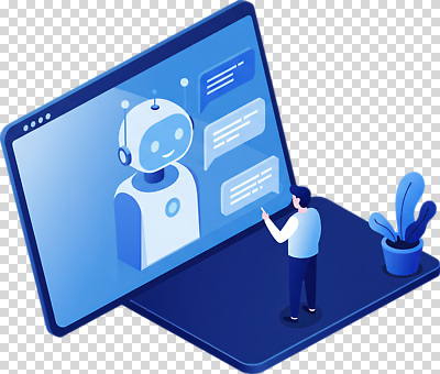 편집이미지 기술 대화 사람 컴퓨터 디지털 스크린 정보 로봇 상담 PNG 소통 가상 상호작용 AI_인공지능 컨셉 말하기 전자제품 파일형식