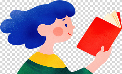 편집이미지 행복 어린이 미소 소녀 책 빨간색 파란색 학습 독서 머리 표현 즐거움 그림 PNG 여자 교육 감정 컬러 표정 사람 신체부위 파일형식
