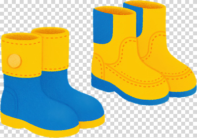 편집이미지 디자인 어린이 신발 부츠 장화 파란색 야외활동 노란색 편안함 플라스틱 PNG 나란히 방수 스타일 컬러 재질 사람 감각 파일형식