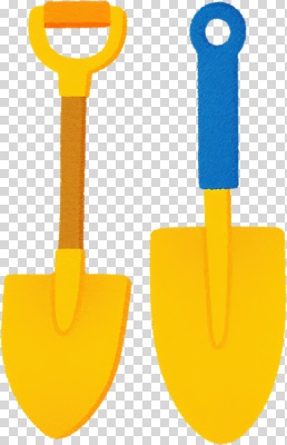 편집이미지 농업 노란색 정원 흙 도구 작업 삽 원예 PNG 산업 컬러 취미 파일형식