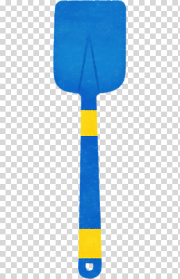 편집이미지 디자인 건축 농업 손잡이 앞모습 파란색 노란색 정원 줄무늬 도구 작업 삽 그림 PNG 산업 뷰포인트 컬러 무늬 파일형식