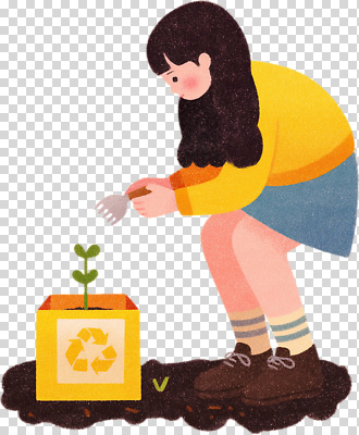 식물 편집이미지 자연 소녀 파란색 환경 정원 흙 재활용 성장 생태계 원예 PNG 심기 여자 어린이 컬러 모션 취미 친환경 파일형식