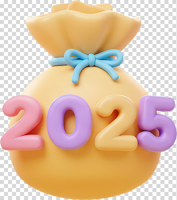 편집이미지 디자인 행복 컬러 새해 기념 장식 귀여움 축하 돈자루 분위기 프레젠테이션 PNG 연말 2025년 감정 컨셉 돈 연도 파일형식