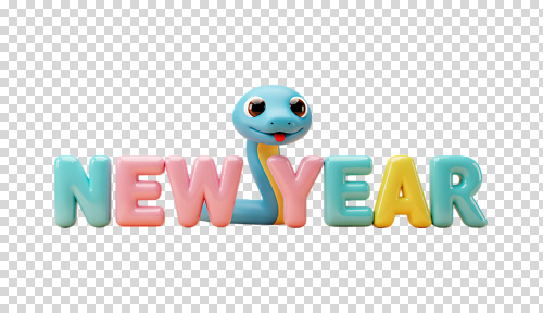 편집이미지 문자 분홍색 새해 기념 장식 파란색 컬러풀 귀여움 축제 희망 만남 표현 뱀 PNG 생동감 감정 컬러 컨셉 파충류 파일형식