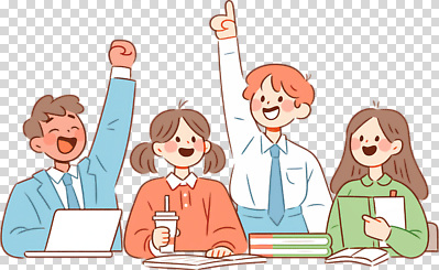 편집이미지 학생 성공 협력 표정 대화 책 학습 환경 기쁨 모임 축하 도서관 결과 PNG 소통 교육 감정 컨셉 말하기 파일형식