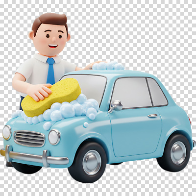 감정 육상교통 사람 파일형식 자동차 세차 남자 스펀지 청소 행복 생활 캐릭터 물방울 세제 편집이미지 PNG