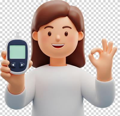 편집이미지 캐릭터 여자 의학 건강 관리 생활 기계 기쁨 표현 예방 PNG 측정기 혈당 감정 사람 혈액 파일형식