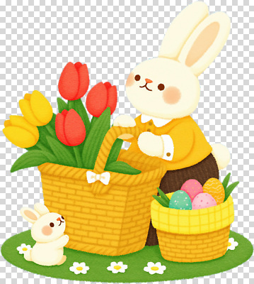 동물 편집이미지 꽃 행복 자연 놀이 부활절 풍경 장식 바구니 귀여움 계란 봄 튤립 토끼 PNG 색감 생동감 식물 계절 기념일 감정 컨셉 포유류 반려동물 알 생태계 파일형식