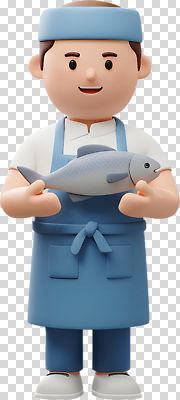 편집이미지 직업 캐릭터 음식 바다 표정 어류 요리 누끼 요리사 헬스 식사 앞치마 신선 해산물 레시피 PNG 운동 수중동물 파일형식