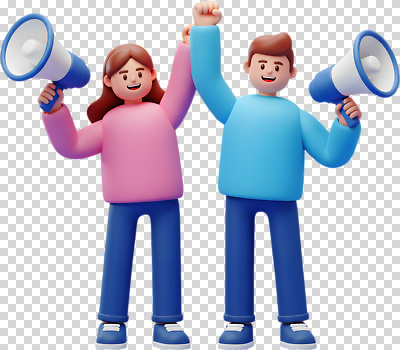편집이미지 여자 남자 응원 누끼 이벤트 친구 축제 확성기 기쁨 스웨터 즐거움 파스텔 PNG 소통 성격 감정 컨셉 상의 관계 학용품 사람 파일형식