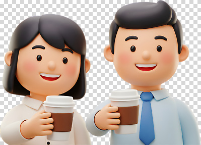 편집이미지 손 커피 음료 모션 대화 미소 웃음 누끼 사람 두명 친구 사무실 카페 에너지 즐거움 긍정 PNG 감정 컨셉 비즈니스 관계 표정 말하기 신체부위 상점 파일형식