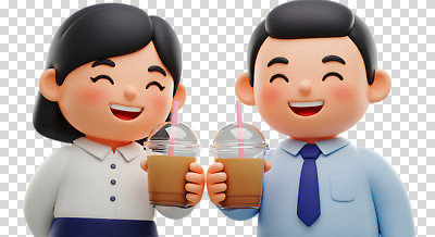 편집이미지 캐릭터 행복 음료 컬러 포즈 모션 아이스크림 표정 대화 웃음 누끼 친구 기쁨 즐거움 PNG 순간 감정 관계 디저트 말하기 파일형식