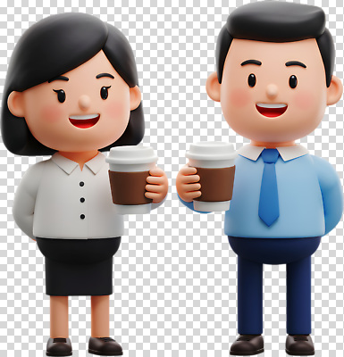 편집이미지 캐릭터 커피 표정 밝음 대화 미소 누끼 여러명 일상 컵 친구 귀여움 만남 즐거움 PNG 식기 감정 음료 다수 컨셉 관계 말하기 사람 라이프 파일형식