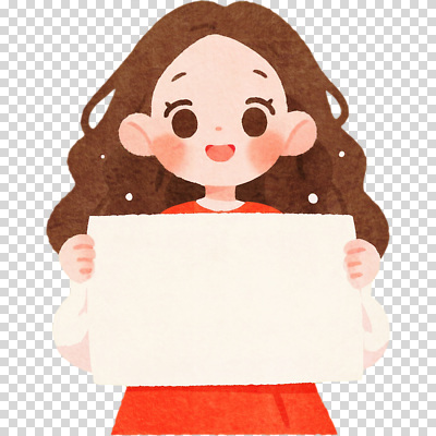 편집이미지 손 행복 어린이 백그라운드 갈색머리 미소 웃음 소녀 상반신 귀여움 표현 애니메이션 PNG 헤어스타일 여자 감정 컨셉 표정 사람 신체부위 파일형식