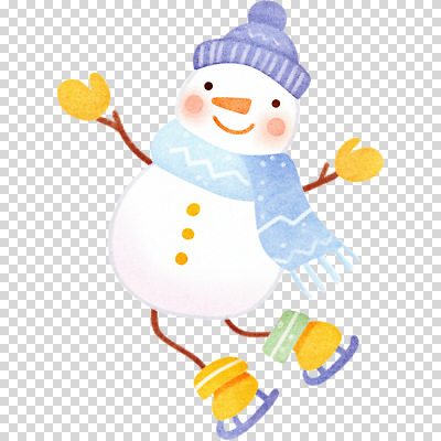 자연요소 잡화 계절 감정 스포츠용품 날씨 문화예술 눈_날씨 파일형식 눈사람 스케이트 겨울 춤 행복 모자 즐거움 눈 눈송이 얼음 모션 편집이미지 PNG