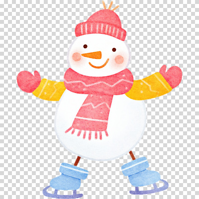 자연요소 잡화 계절 감정 스포츠용품 재질 날씨 신체부위 목도리 파일형식 눈사람 겨울 스케이트 즐거움 모자 스카프 모션 유리 손 눈 축제 편집이미지 PNG