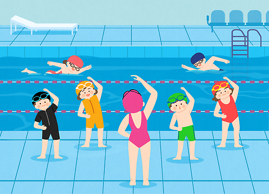 교육 수영복 어린이 일러스트 모션 물놀이 놀이 수업 수영장 안전 경기 물 여름 친구 운동 강사 수영 체험 연습 즐거움 수영모 국내일러스트 AI파일 자연요소 직업 옷 계절 감정 스포츠 컨셉 관계 건강 사람 수상스포츠 수영용품 파일형식 벡터