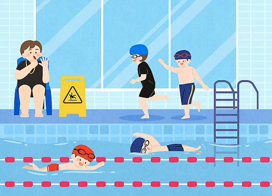 교육 수영복 어린이 일러스트 모션 물놀이 놀이 수영장 안전 여름 친구 운동 교사 수영 체험 연습 즐거움 국내일러스트 AI파일 직업 옷 계절 감정 컨셉 관계 건강 사람 수상스포츠 파일형식 벡터