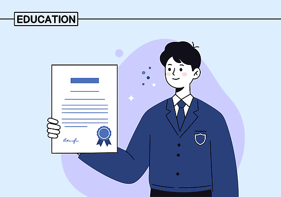 학생 교육 일러스트 졸업 학교 청소년 성공 이벤트 친구 학습 체험 발전 목표 가치 소통 증서 국내일러스트 AI파일 컨셉 관계 사람 파일형식 벡터