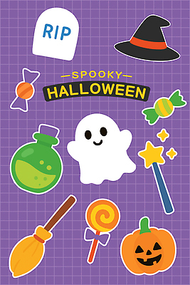 캐릭터 전통 분홍색 컬러 일러스트 호박 사탕 장식 파티 귀여움 축제 할로윈 유령 약병 신비 만화 즐거움 오브젝트 마법봉 국내일러스트 일러캐릭터 AI파일 감정 컨셉 채소 디저트 이벤트 약 병_담는 파일형식 벡터