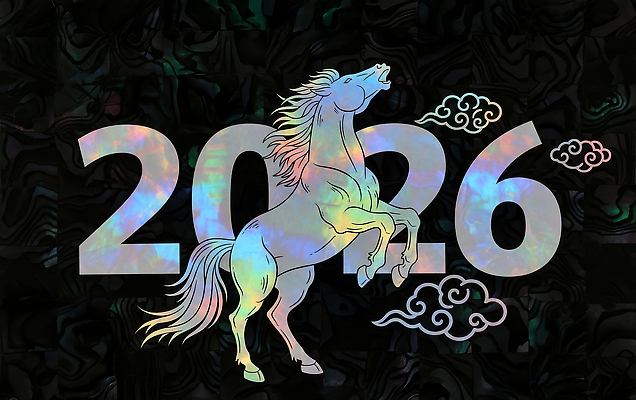 JPG 동물 구름 편집이미지 디자인 예술 상징 컬러 백그라운드 패턴 어둠 흰색 축하 말_동물 화려 그림 자개 2026년 이미지편집 AI컴퓨터그래픽 AI콘텐츠 자연요소 컨셉 무늬 포유류 연도 전통공예 파일형식