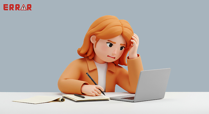 PSD 편집이미지 캐릭터 탁자 스트레스 실내 표정 사람 컴퓨터 펜 3D 공책 재킷 작업 집중 고민 문제 창의력 편집3D 감정 가구 컨셉 문구용품 내부 전자제품 필기구 외투 디지털합성 파일형식