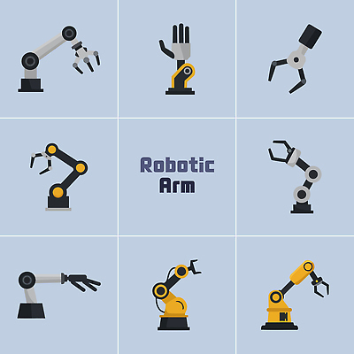 모양 손 디자인 산업 일러스트 기술 그래픽 기계 제조 로봇 관절 팔 공학 조립 혁명 기능 자동화 조작 국내일러스트 AI파일 교육 컨셉 뼈 신체부위 파일형식 벡터