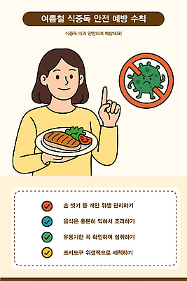 음식 일러스트 주방용품 건강 관리 경고 안전 여름 식사 위생 세척 질병 예방 손씻기 식중독 주의사항 처리 유통기한 국내일러스트 AI파일 계절 생활용품 의학 3 주의 씻기 파일형식 벡터