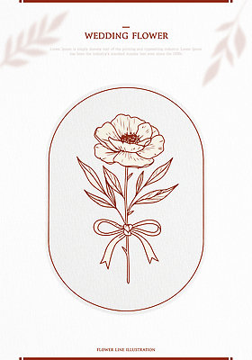 식물 디자인 꽃 리본 예술 선 분홍색 꽃다발 결혼 백그라운드 일러스트 자연 결혼식 사랑 장식 노란색 그림 심플 뷰티풀 국내일러스트 AI파일 감정 컬러 이벤트 생태계 파일형식 벡터